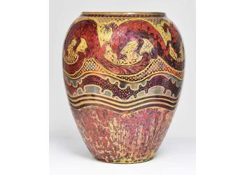 Vaso con salamandre Vaso con salamandre