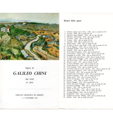 Opere di Galileo Chini dal 1929 al 1944