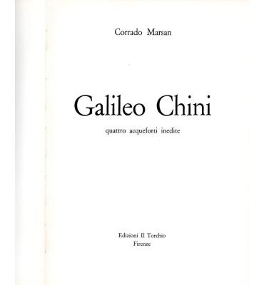 Galileo Chini - quattro acqueforti inedite