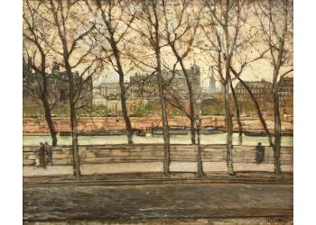 La Senna dalla terrazza delle Tuileries La Senna dalla terrazza delle Tuileries